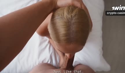 Cô nàng Nga tóc vàng tụt quần short để làm tình góc nhìn thứ nhất